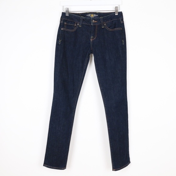 Lucky Brand Lola Dark Wash Skinny Jeans - Picture 1 of 8